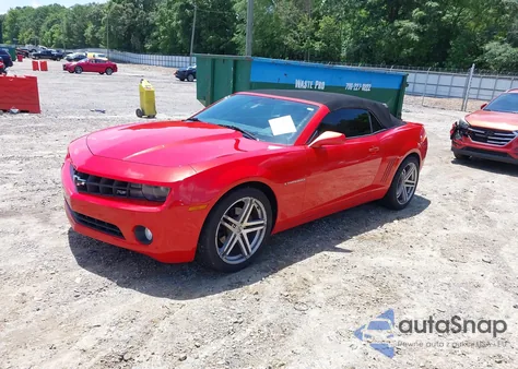 2011 Chevrolet Camaro 2Lt из США, поврежденный, VIN 2G1FC3DD0B9207232